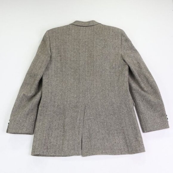 Stafford Sport Jacket Mens 42 L Herringbone Tweed Sport Jacket Wool - Picture 5 of 10